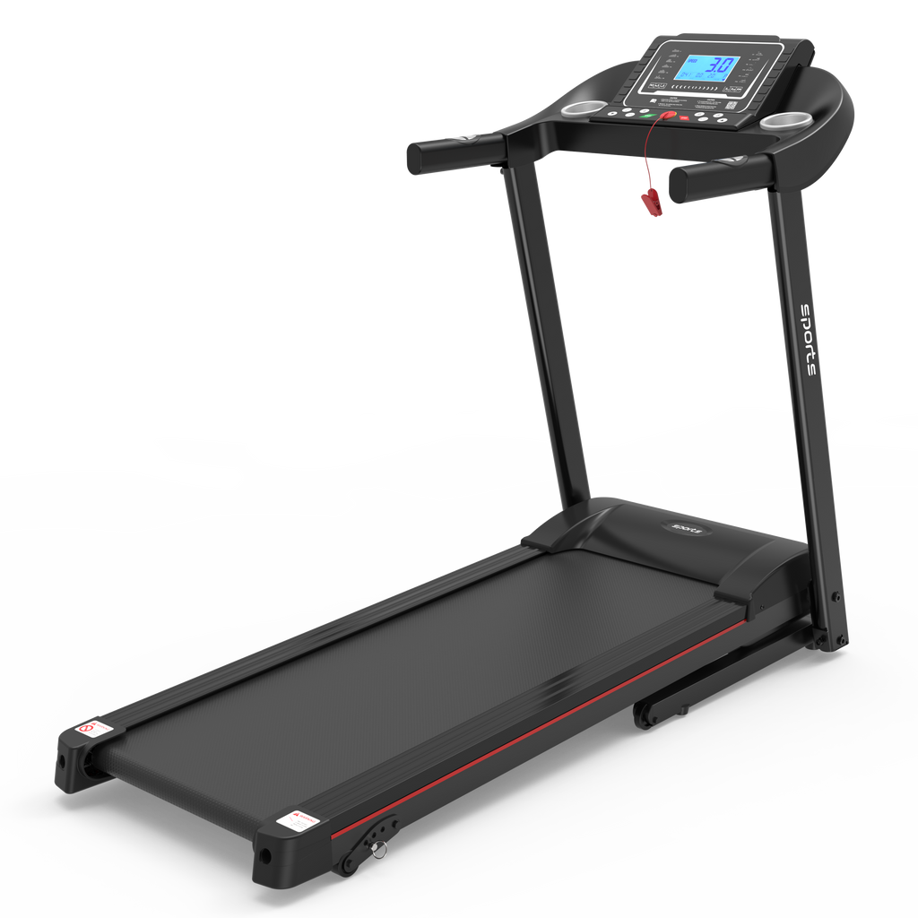 Electric treadmill 0.6 to 8 MPH speed range control panel