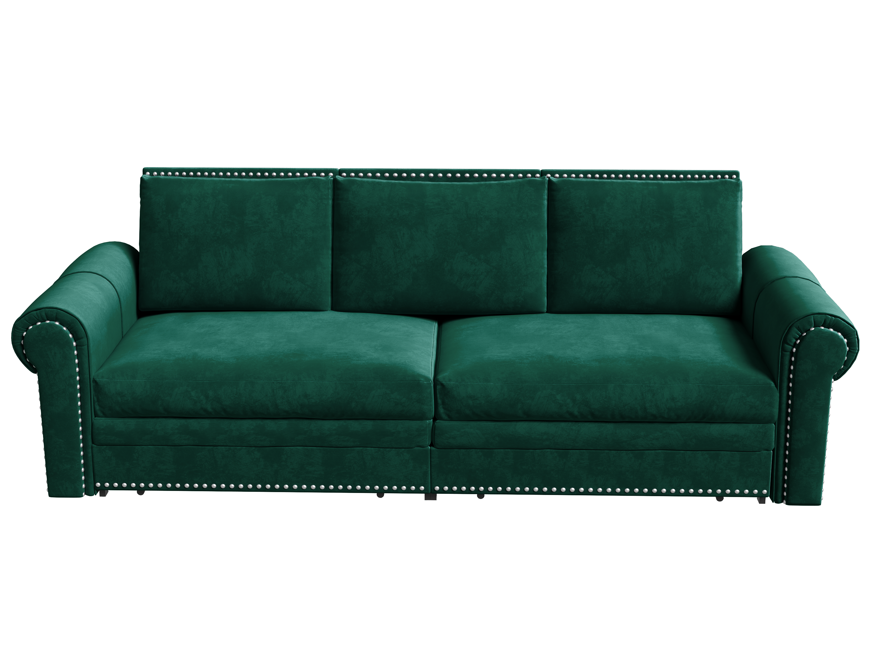 Chesterfield tufted back and velvet texture close-up