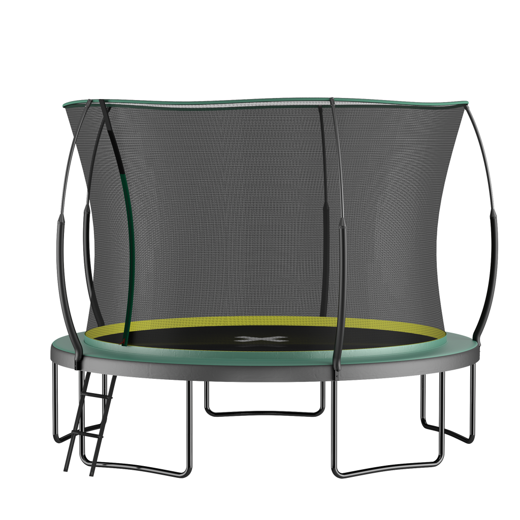 Outdoor backyard springfree trampoline PVC polypropylene pad detail