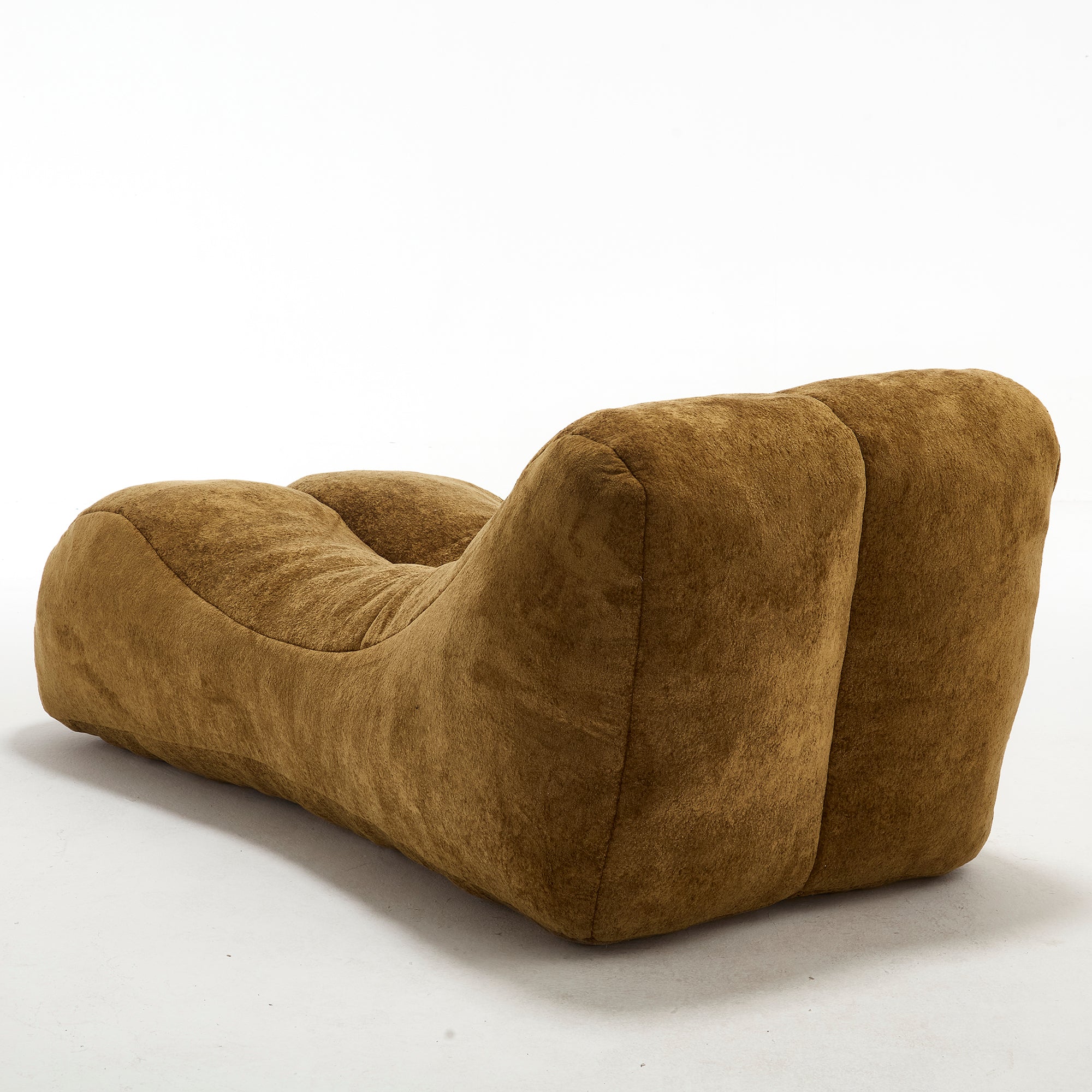 Brown bean bag lounger lifestyle photo