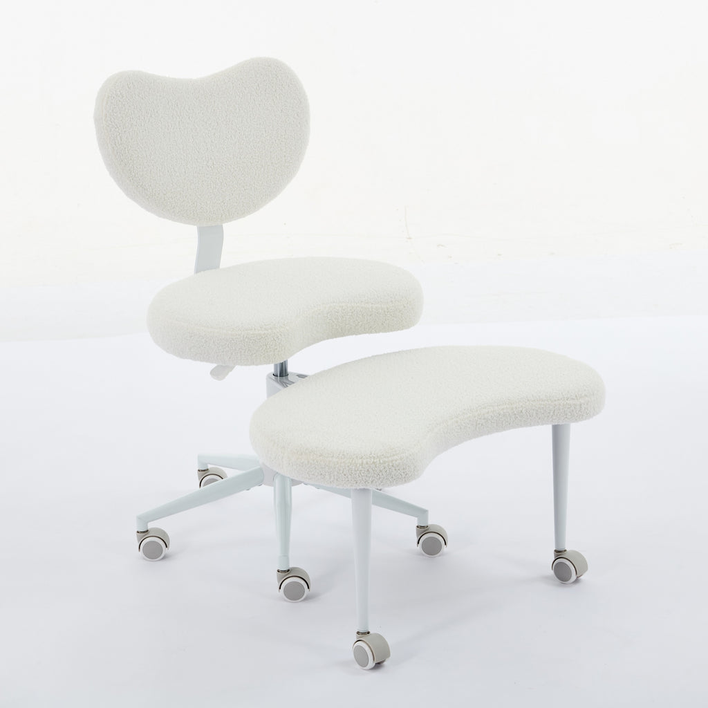 Plus-size cushioned seat close-up