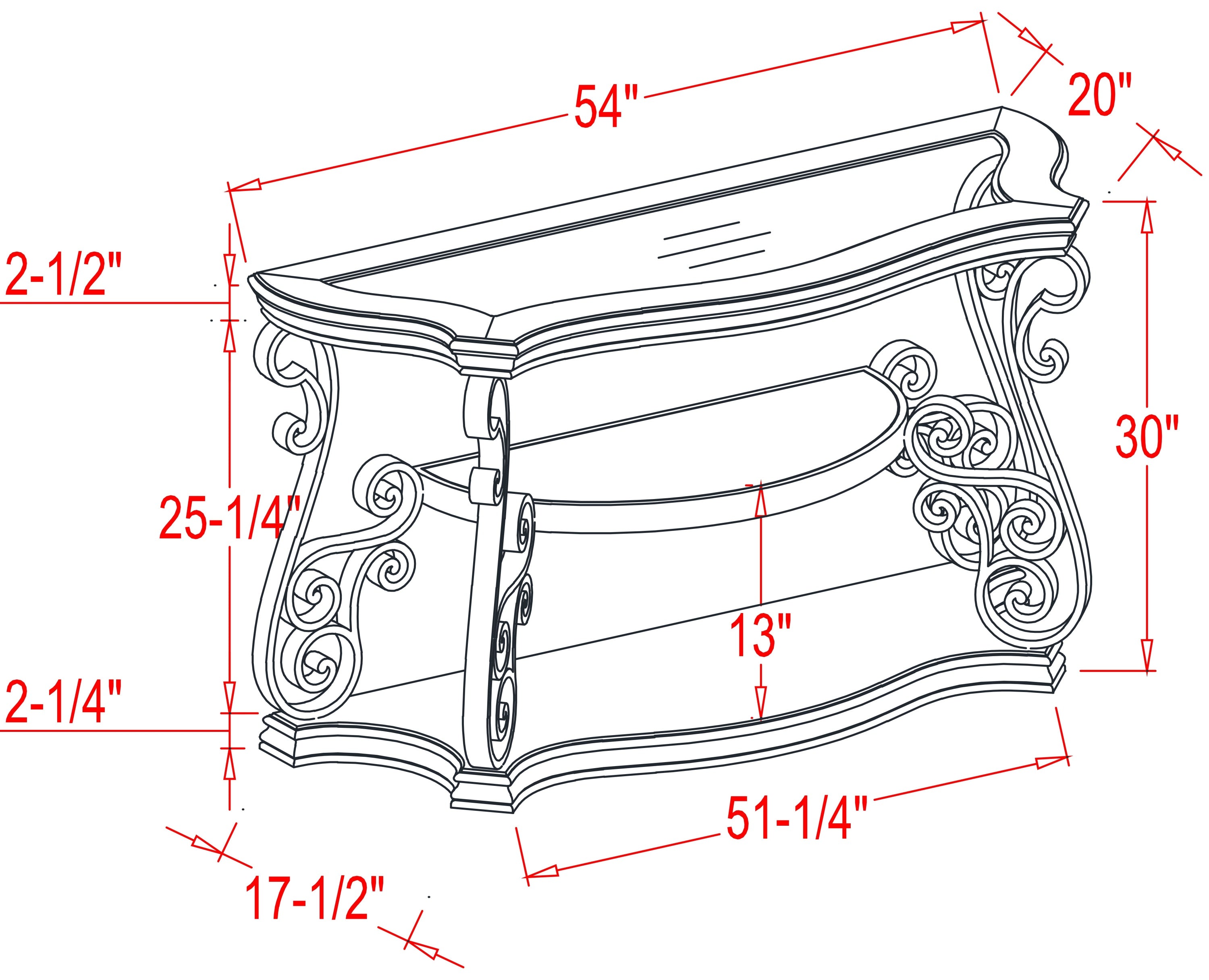 Brown sofa table birch veneer MDF construction detail
