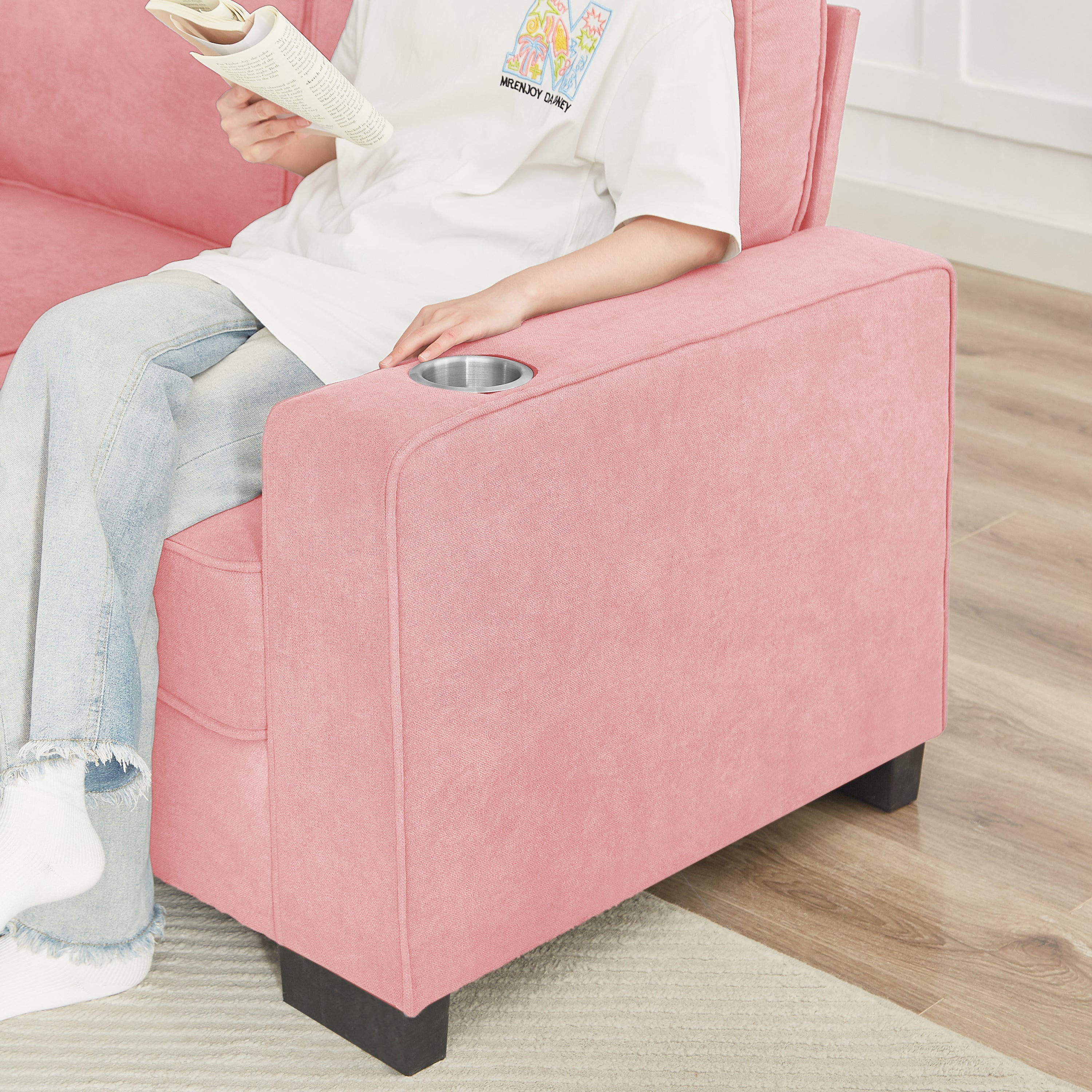 Compressed sofa packaging overview