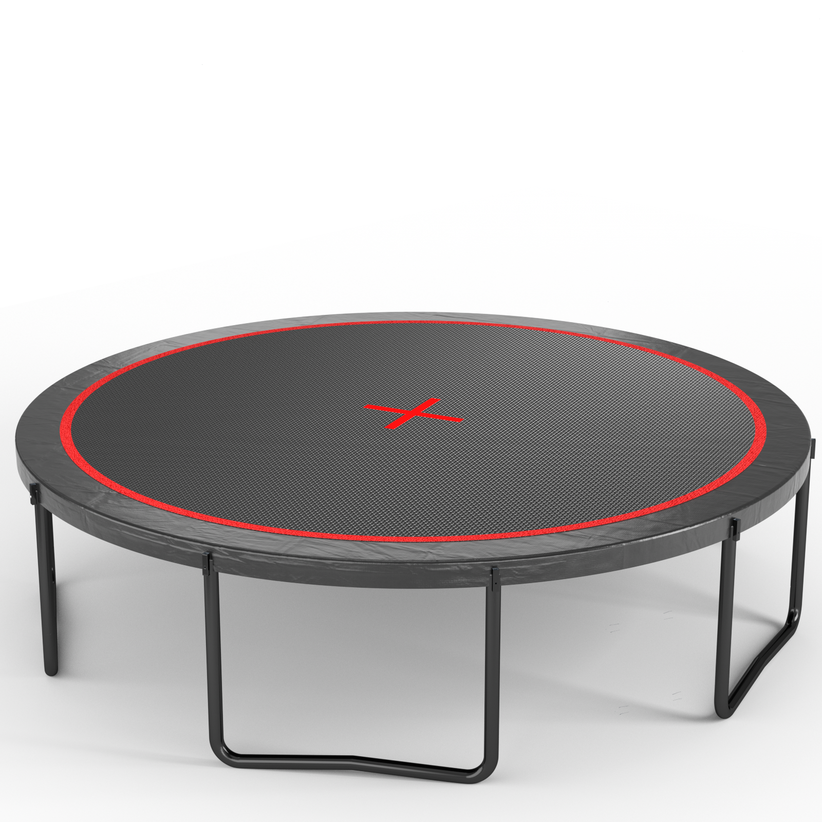 Trampoline basketball hoop backboard ball and inflator accessories