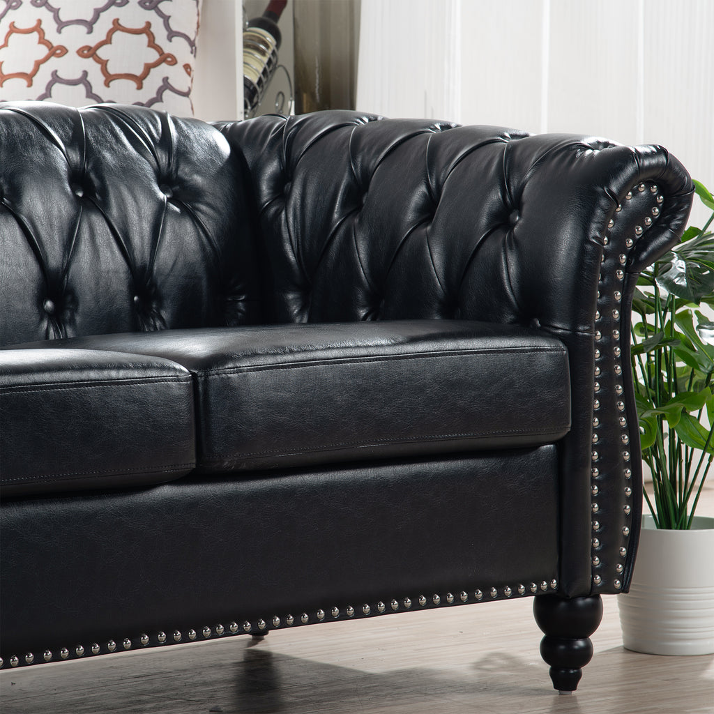 Three-seater Chesterfield dimensions reference