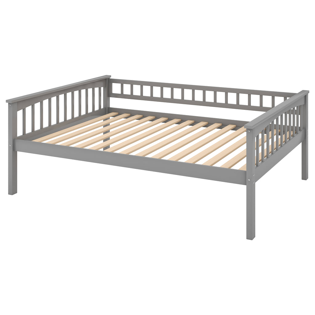 Full-over-full bunk bed product dimensions overview