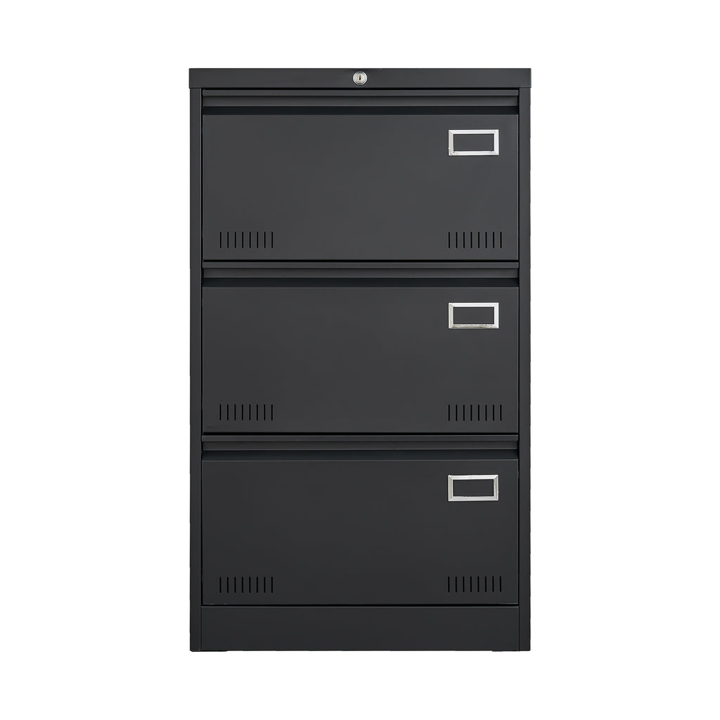 Black file cabinet legal letter A4 storage