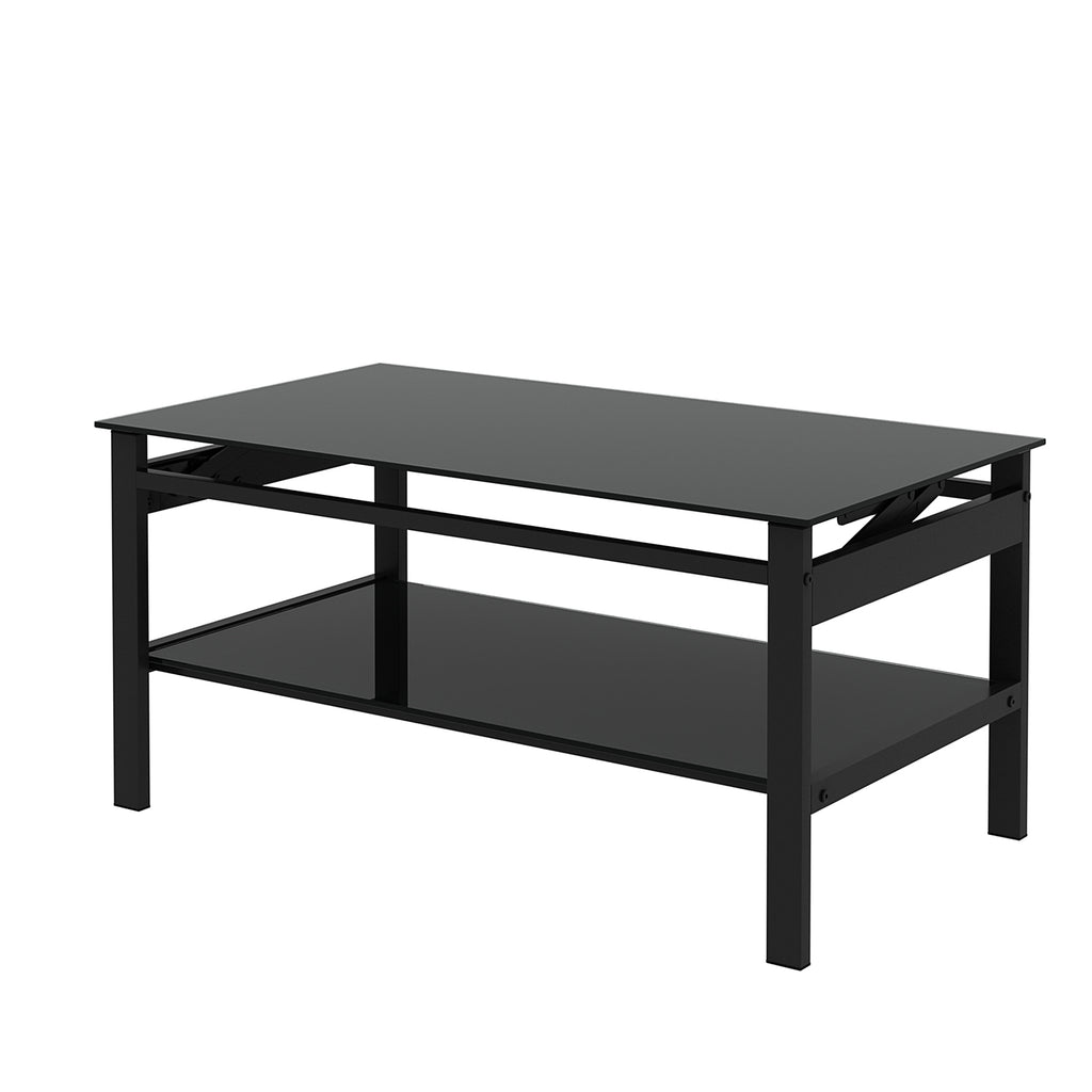 Rectangular lift-top center table 38 inch length view