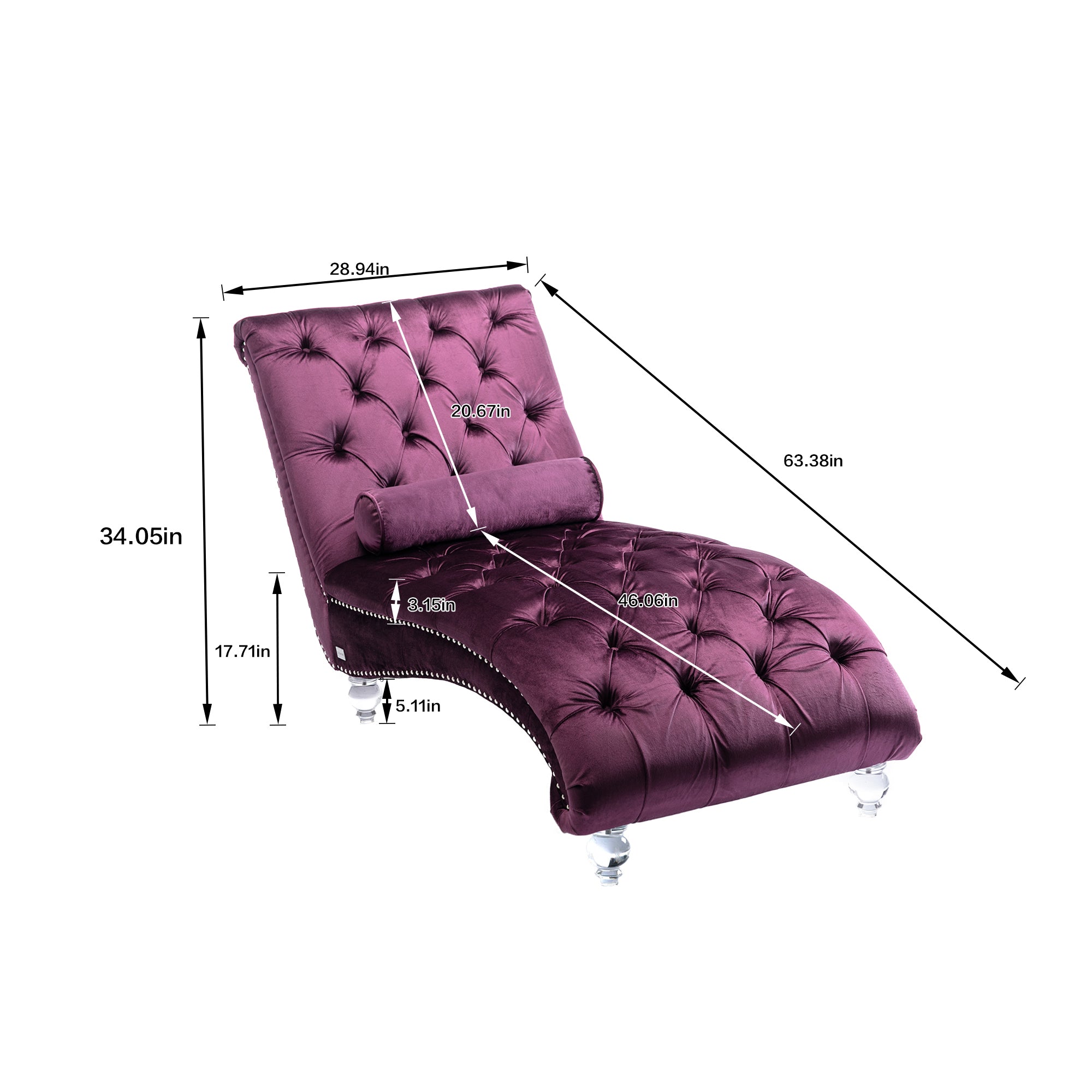 Purple velvet upholstery close-up with tufted buttons