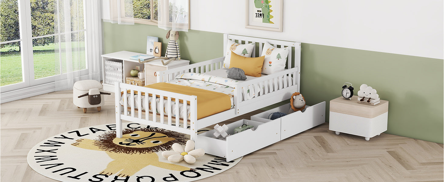 Bed frame dimensions overview photo