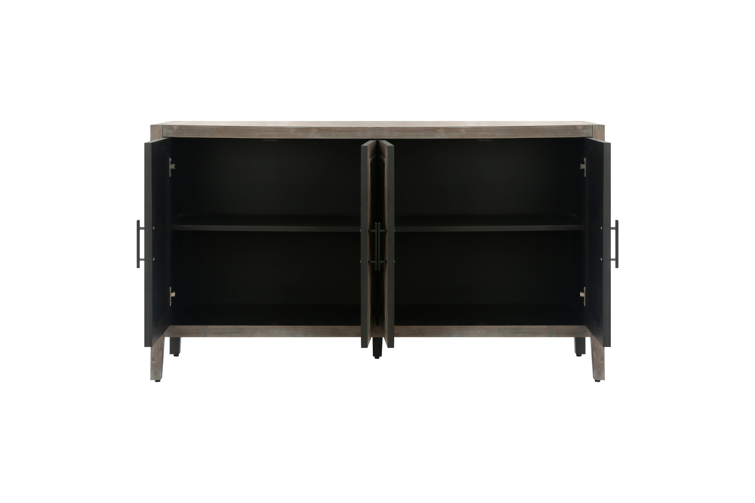 Antique brown sideboard dining room storage