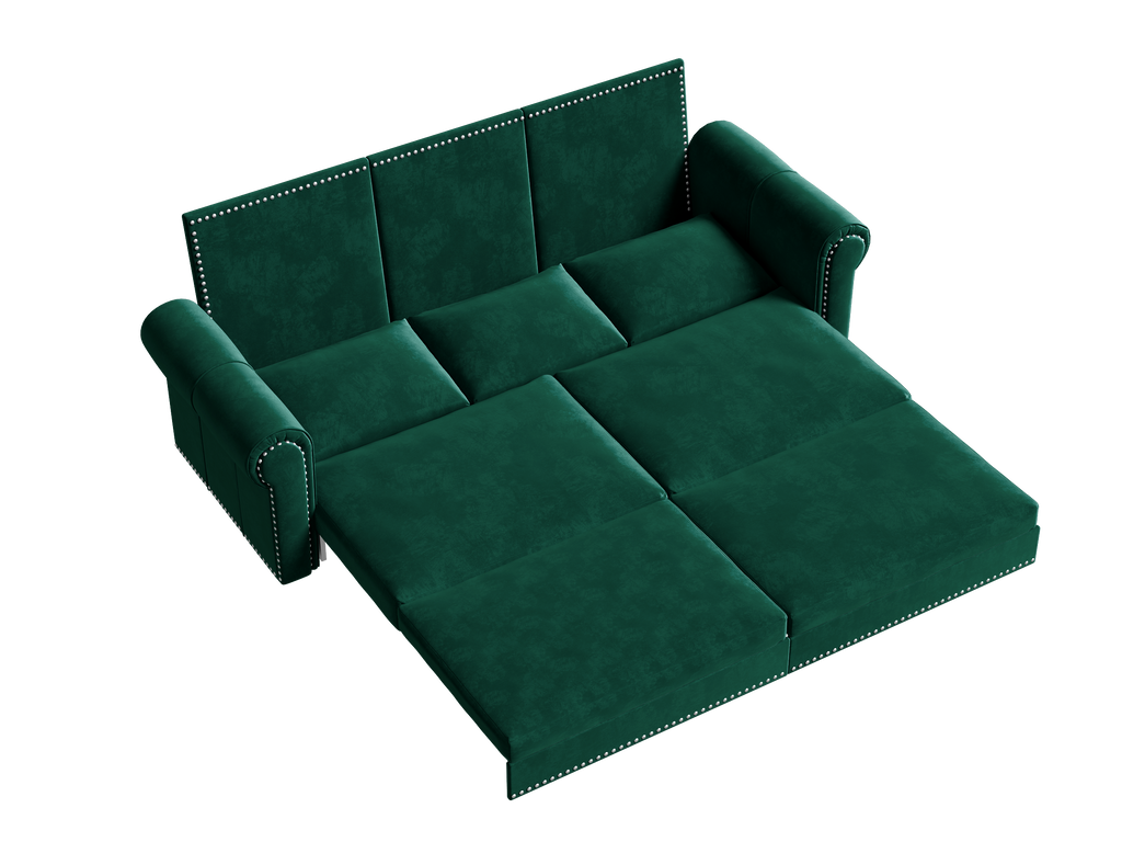 Removable backrest and cushion detail