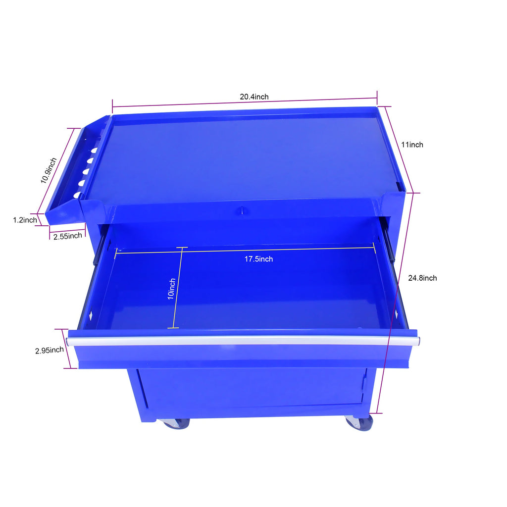 5-Drawer Rolling Tool Chest — Metal Tool Storage Cabinet