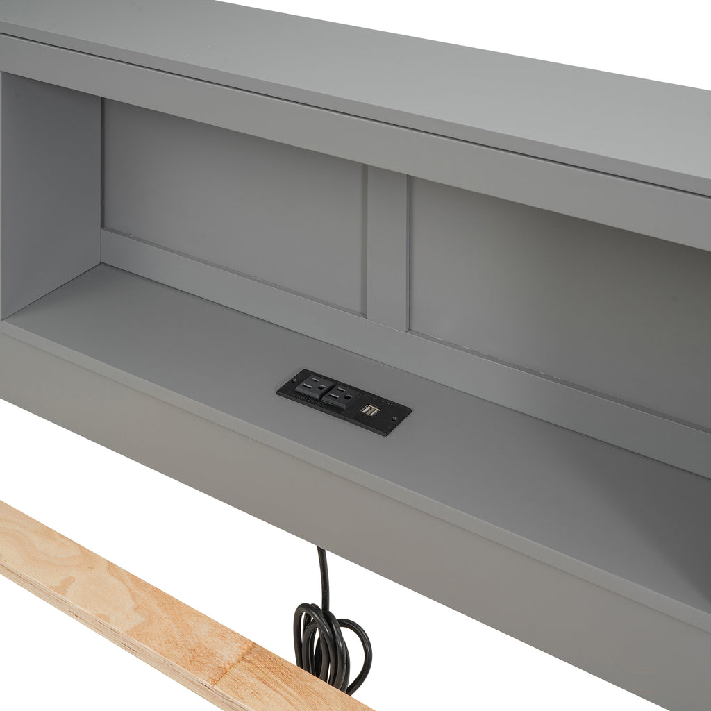 Three under-bed storage drawers — side view