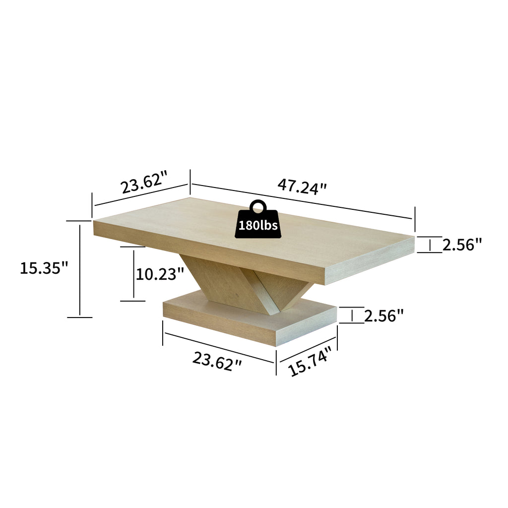 47 inch cross leg coffee table product overview