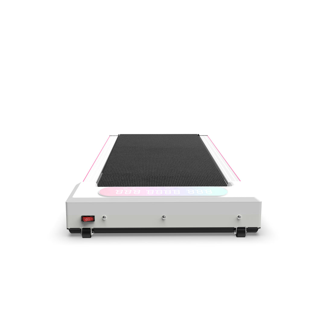 Treadmill LED metrics display time speed distance calories