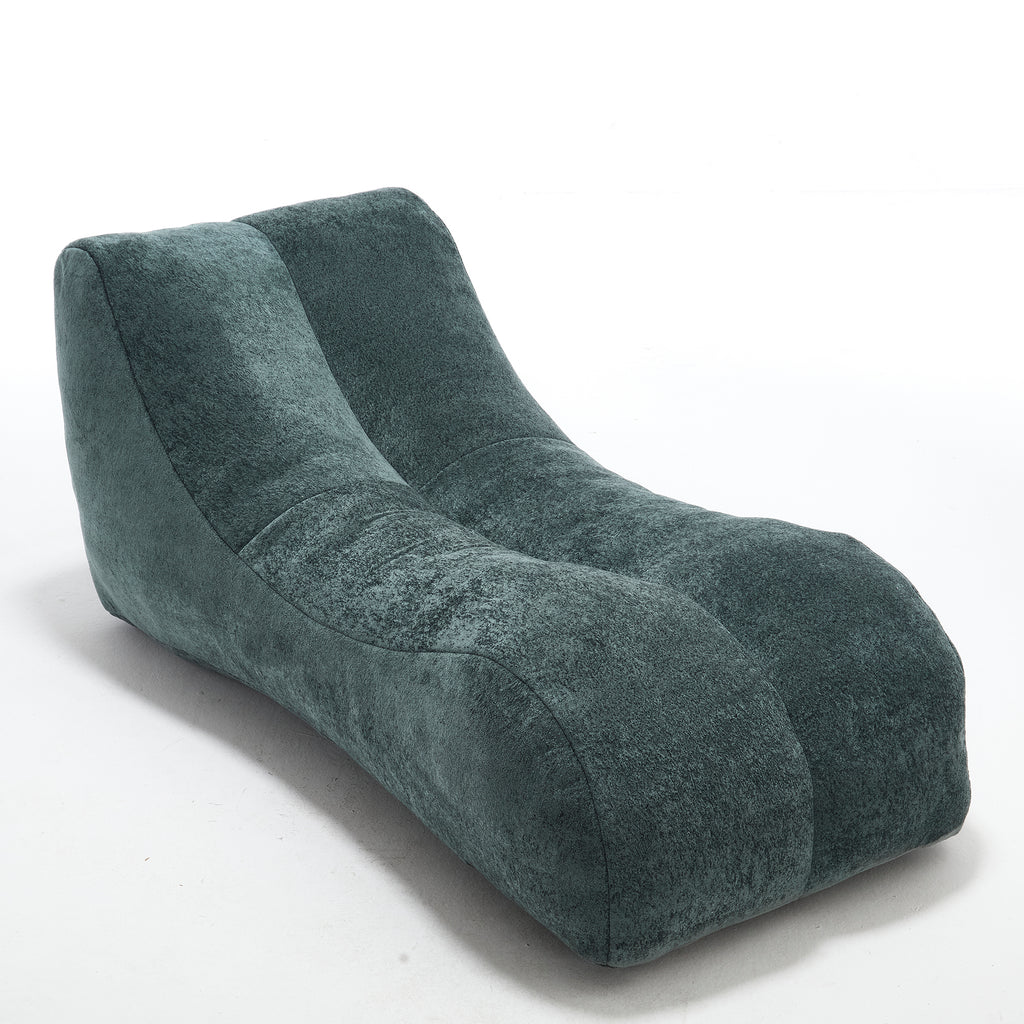 Microfiber bean bag chair — dimension reference