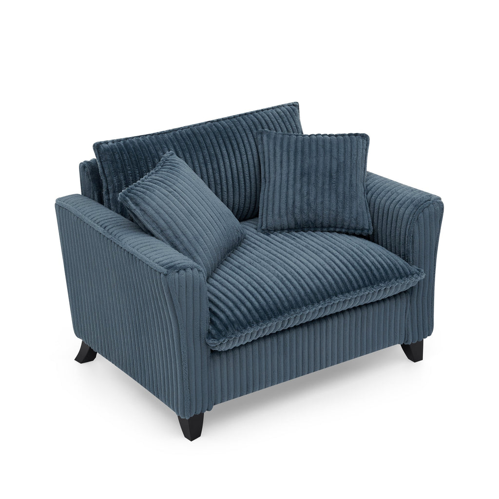 Lazy sofa chair, comfortable single-person sofa chair, with a backrest and soft seat cushion, having armrests on both sides, suitable for living room and bedroom - Brown