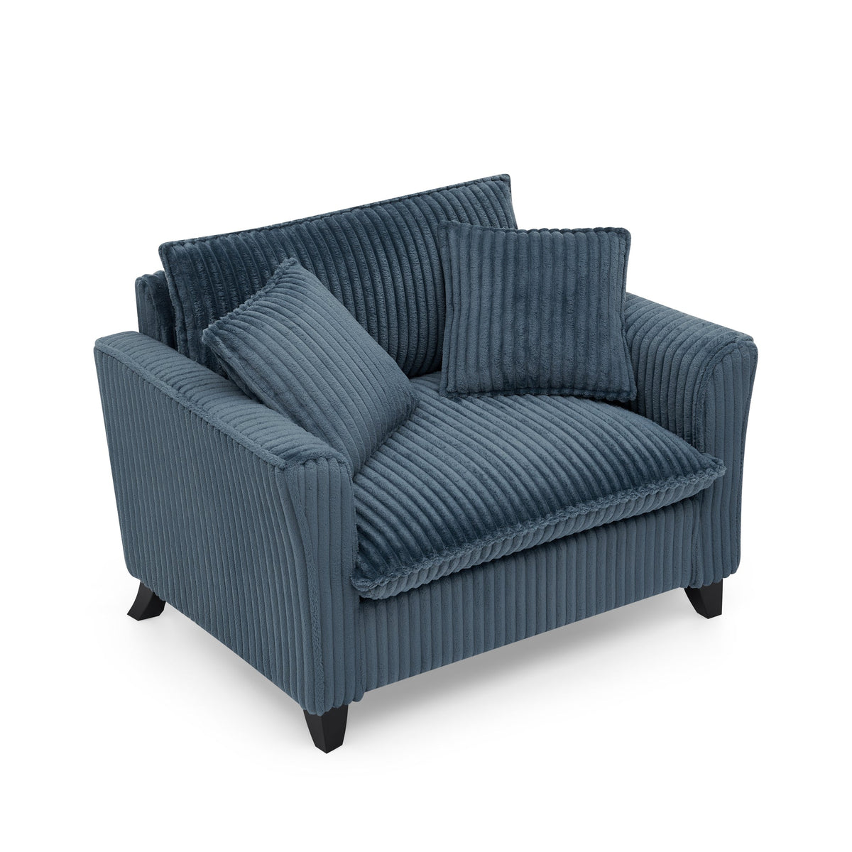 Lazy sofa chair, comfortable single-person sofa chair, with a backrest and soft seat cushion, having armrests on both sides, suitable for living room and bedroom - Brown
