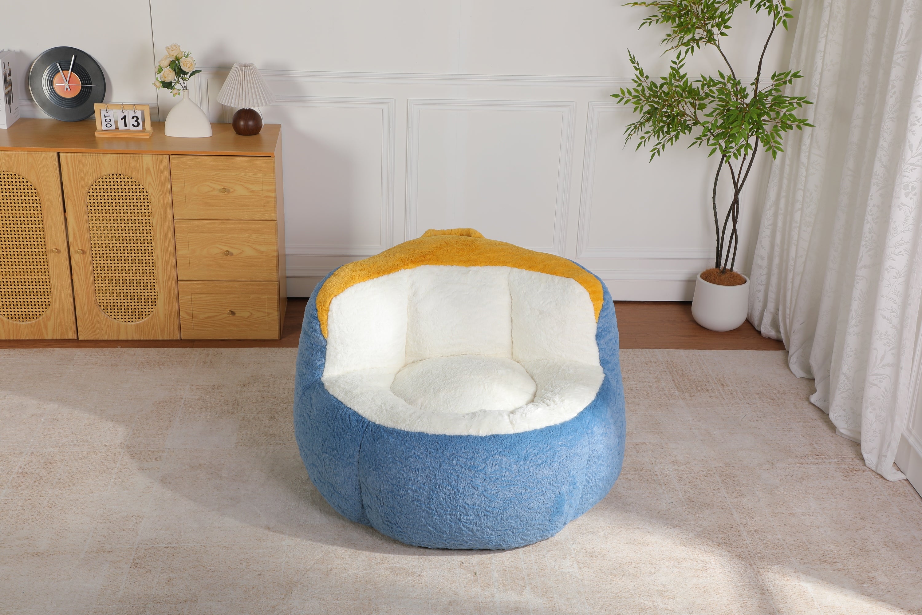 Oversized bean bag lounger lifestyle photo