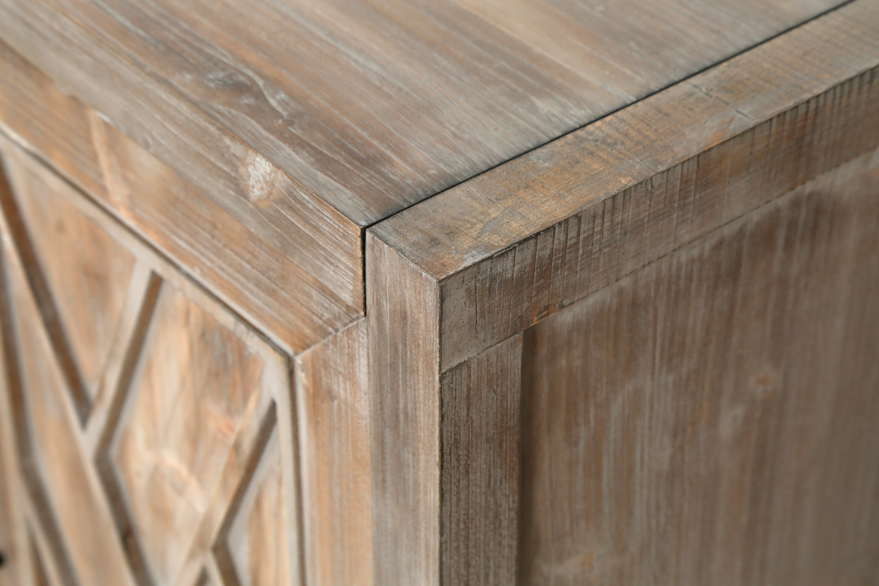 4-door console sideboard entryway cabinet