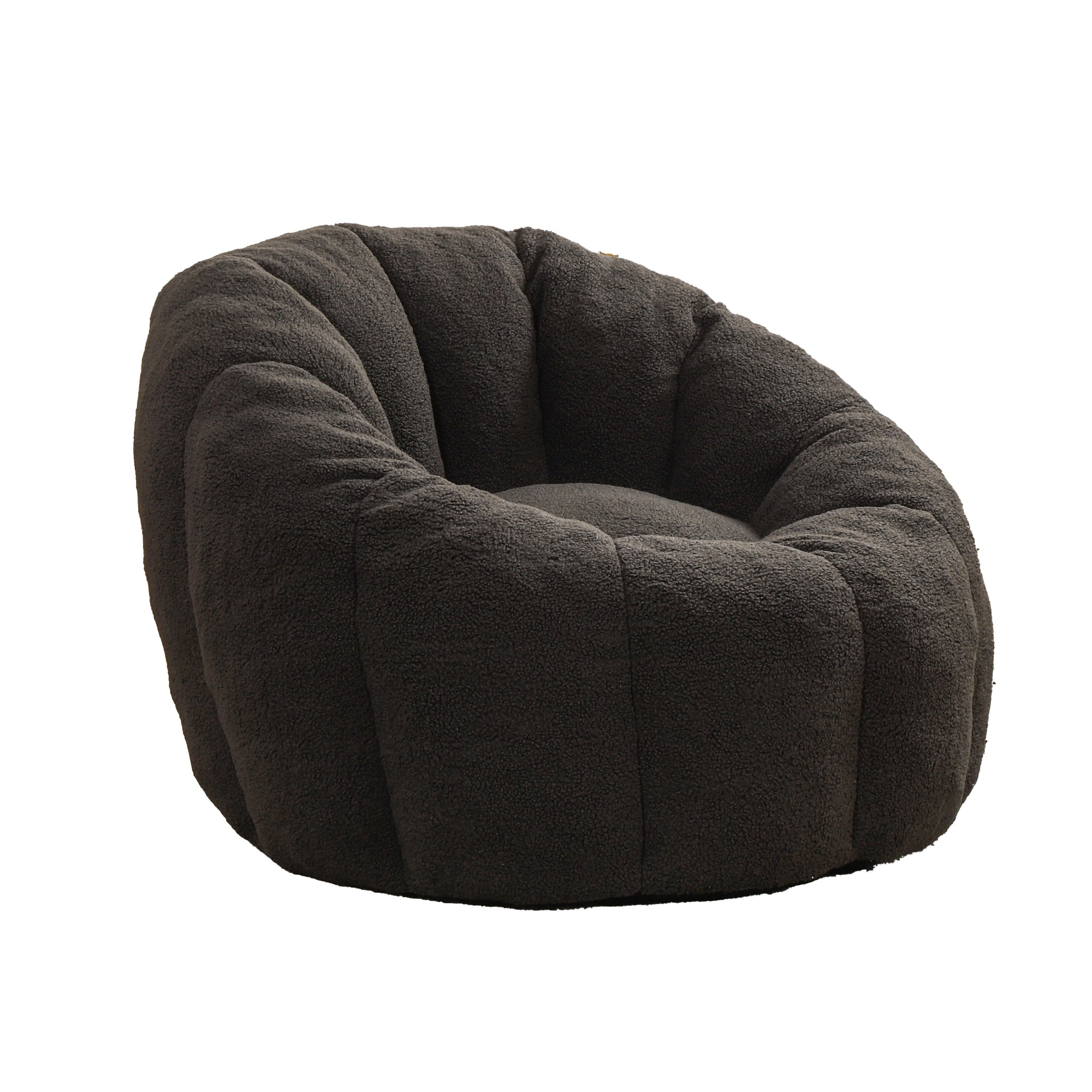 High-density foam bean bag seating detail