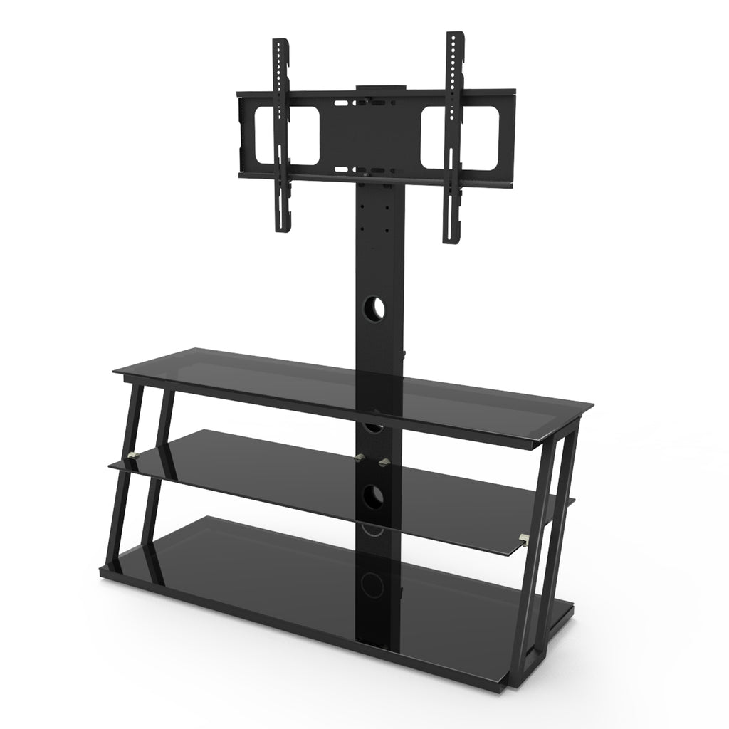Swivel floor TV stand for large flat-panel TVs front angle