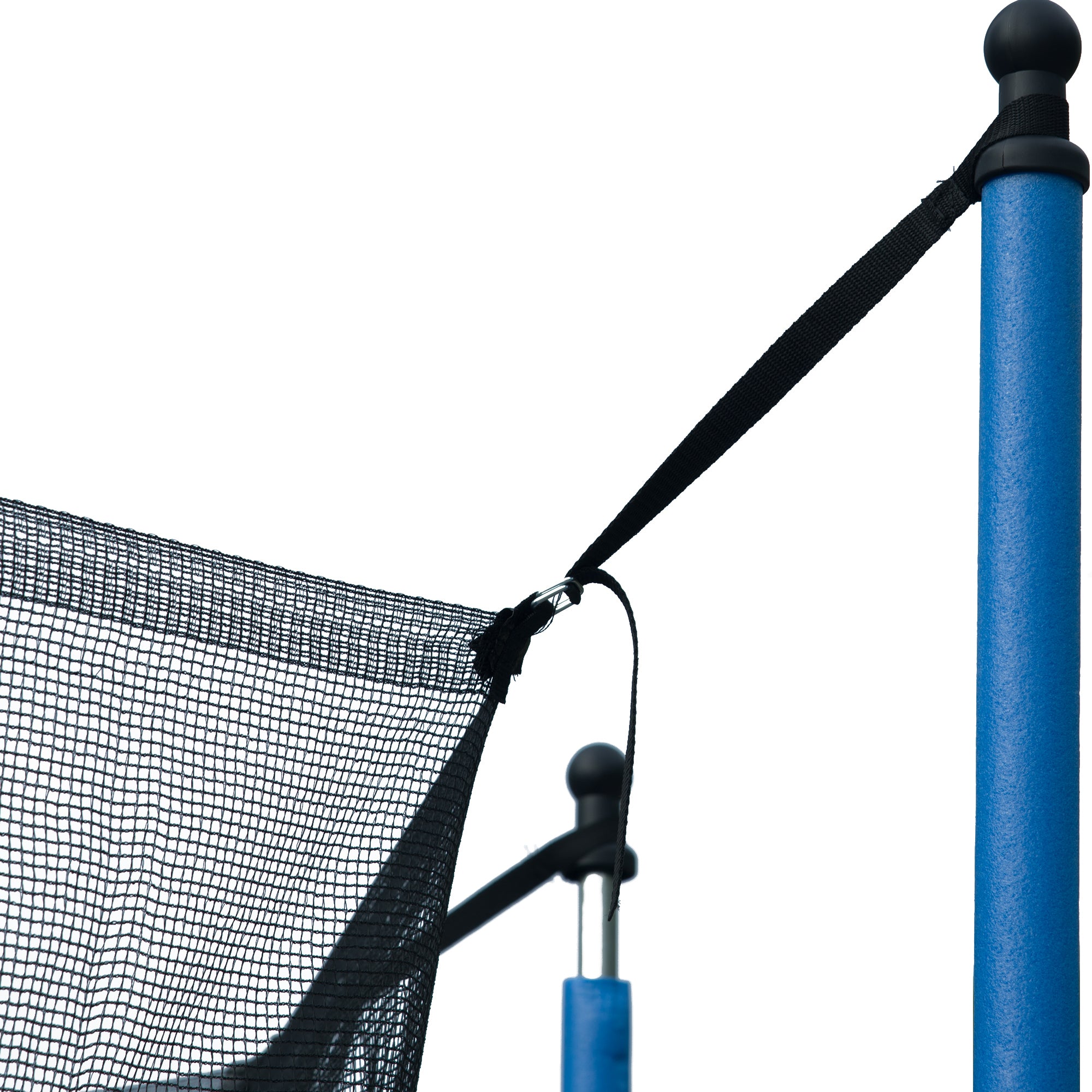 14-foot trampoline rust-resistant steel ladder entry access