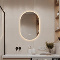 24 in. x 36 in. Capsule LED Backlit Bathroom Mirror with Anti-Fog, 3-Color Temperature, Stepless Dimming, Memory Function, IP44 Waterproof, Horizontal or Vertical Mount