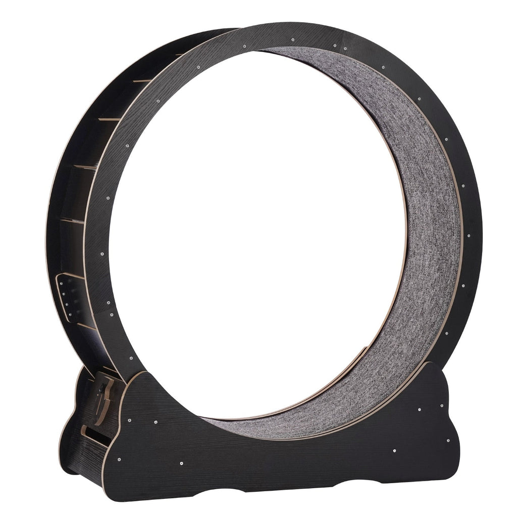 43.3" Large Cat Exercise Wheel — Silent Indoor Treadmill for Cats