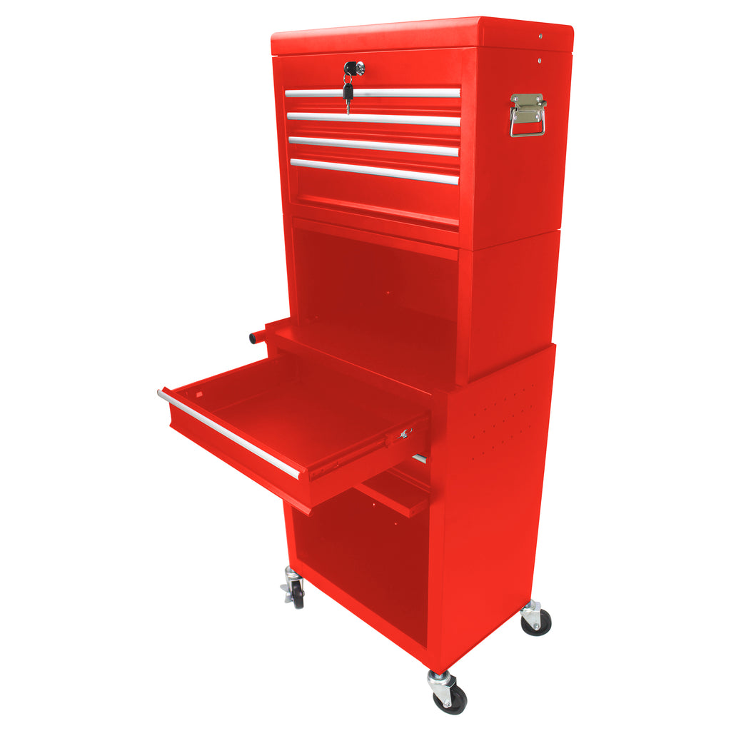 Detachable 6-drawer tool chest bottom cabinet profile