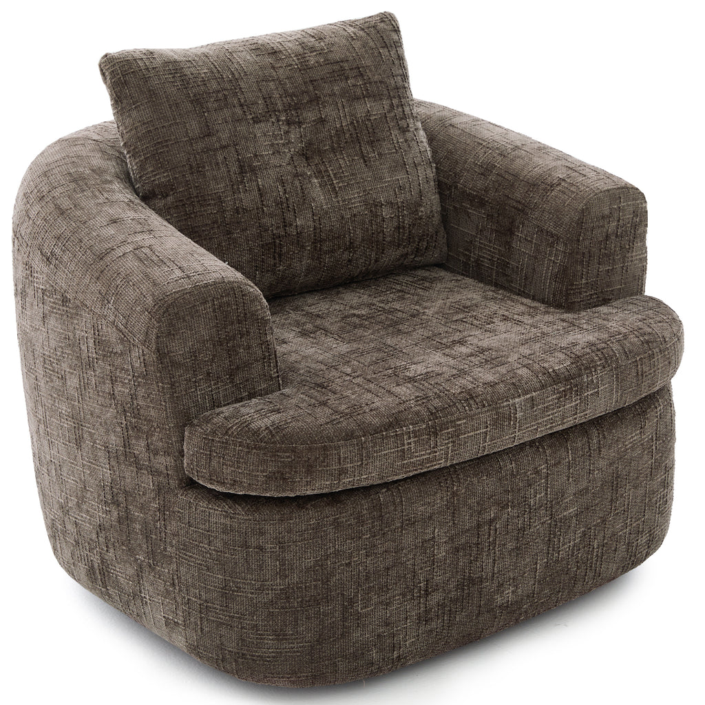 360 swivel barrel chair side profile