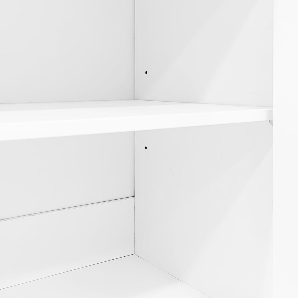 92" Entertainment Center Wall Unit with Glass Doors — for TVs Up to 80"