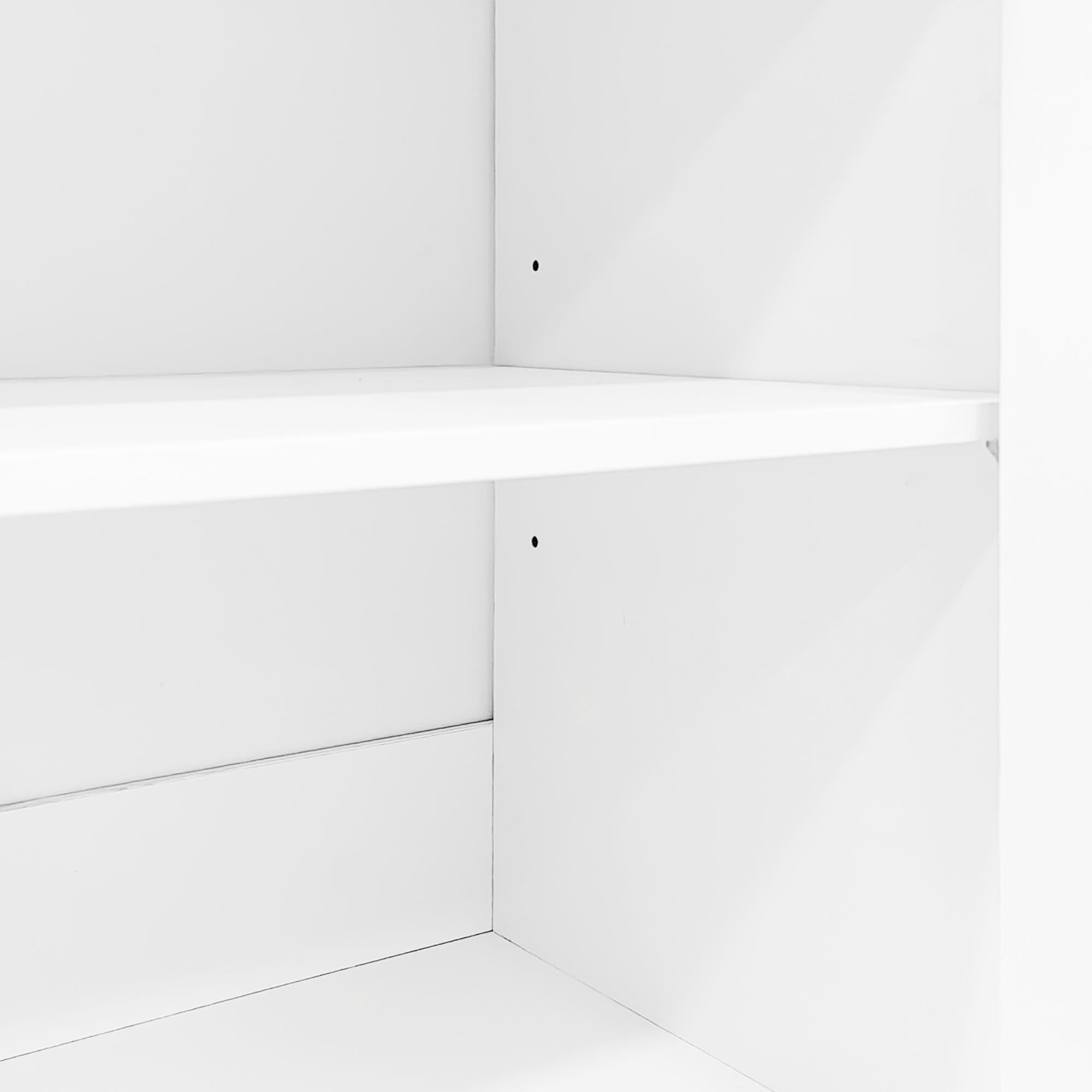 92" Entertainment Center Wall Unit with Glass Doors — for TVs Up to 80"
