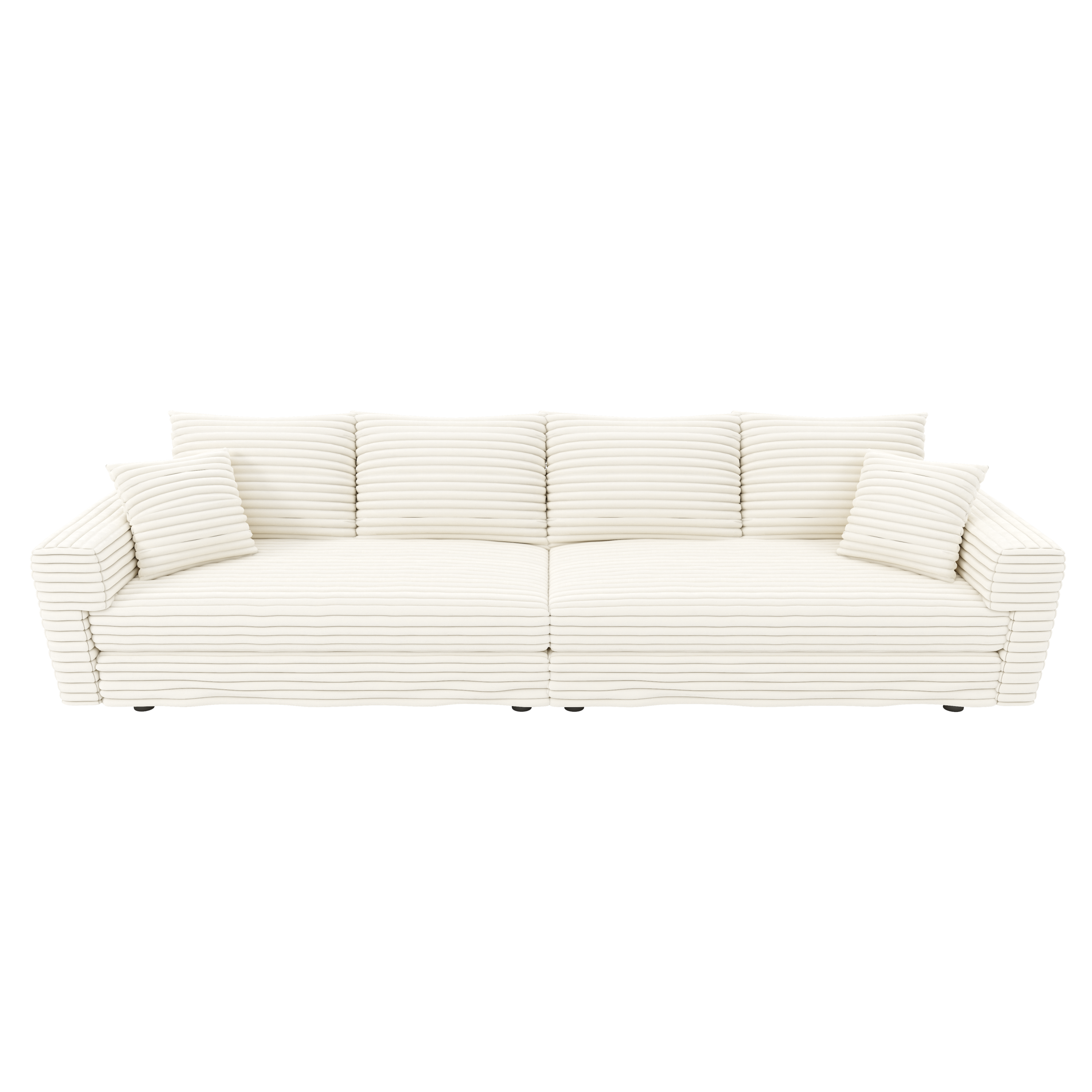 102-inch wide 4-seat sofa dimensions overview