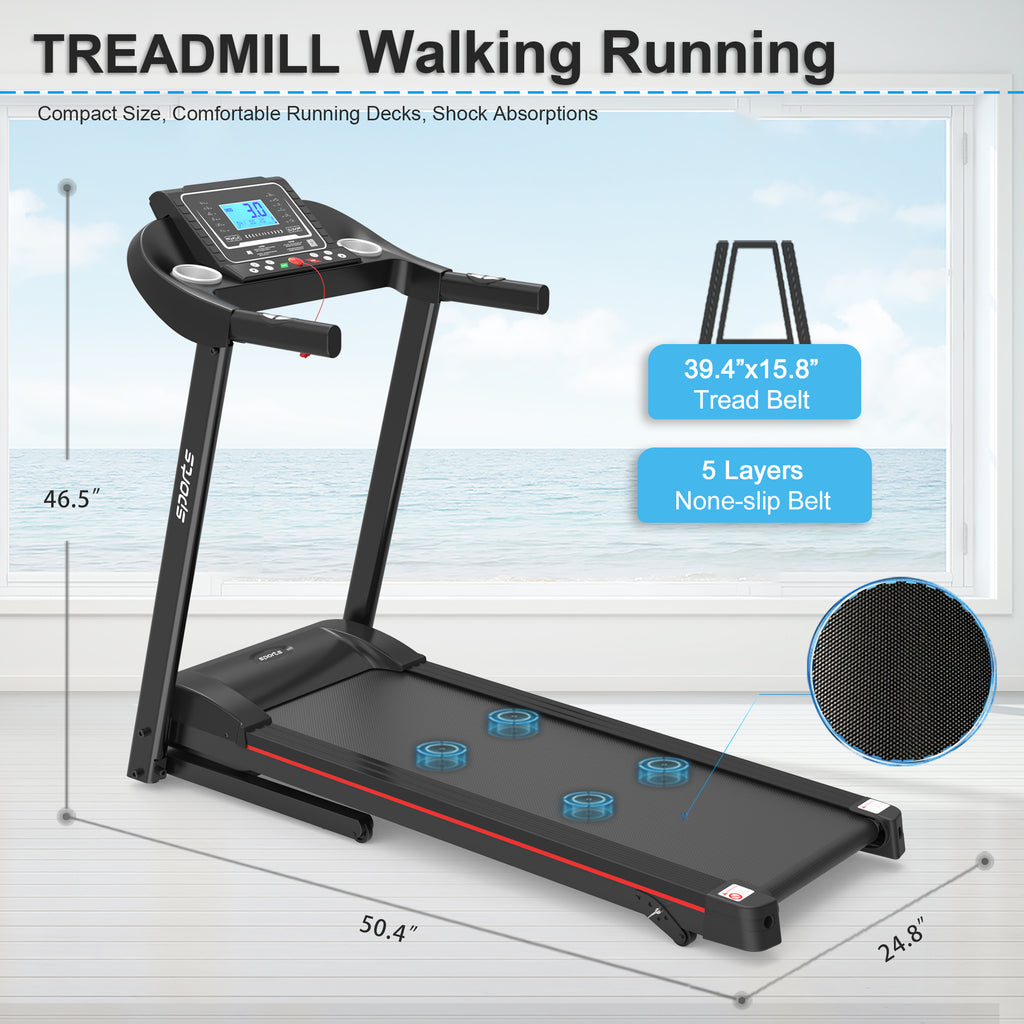 Foldable treadmill hydraulic auto-folding mechanism close-up