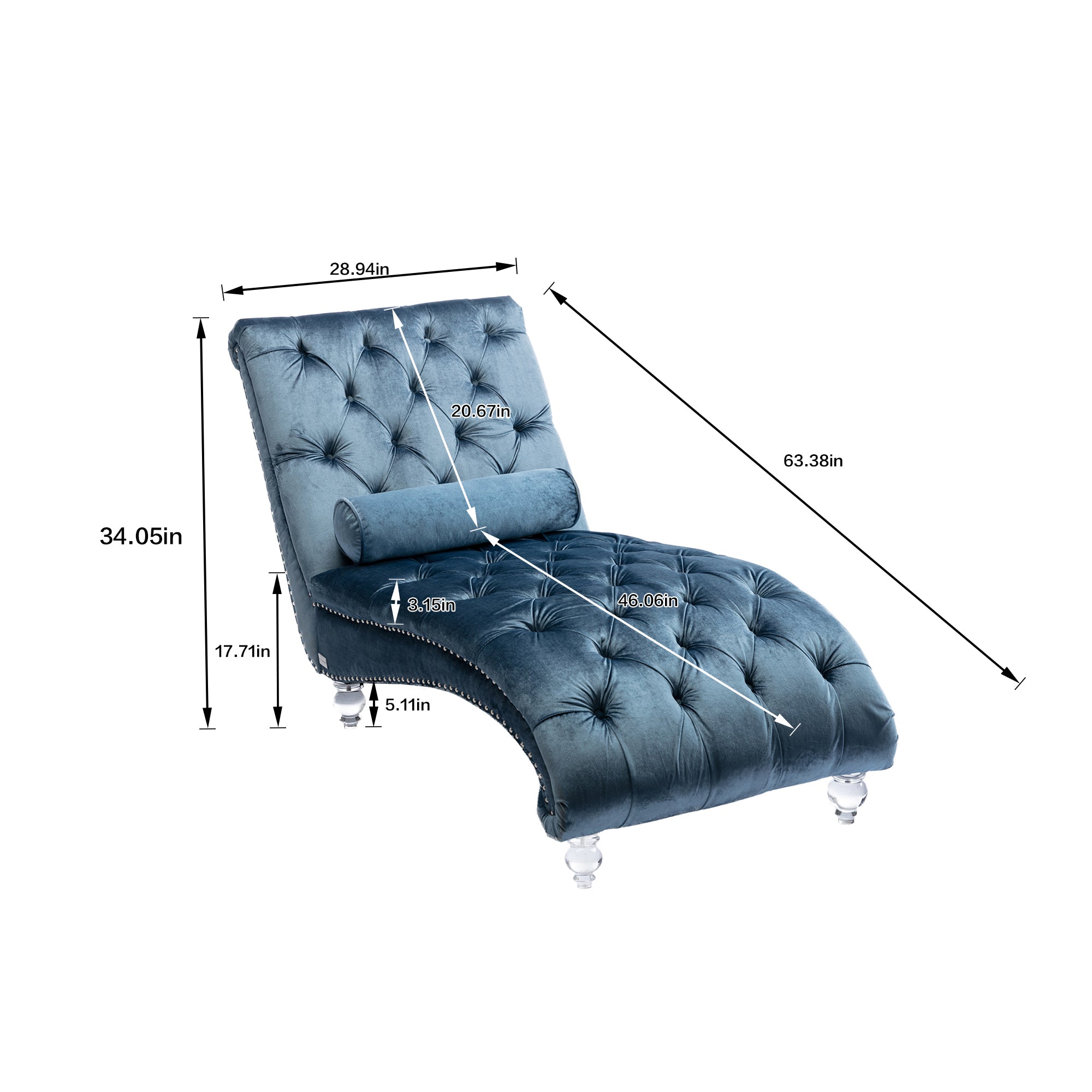 Light blue velvet upholstery close-up with tufted buttons