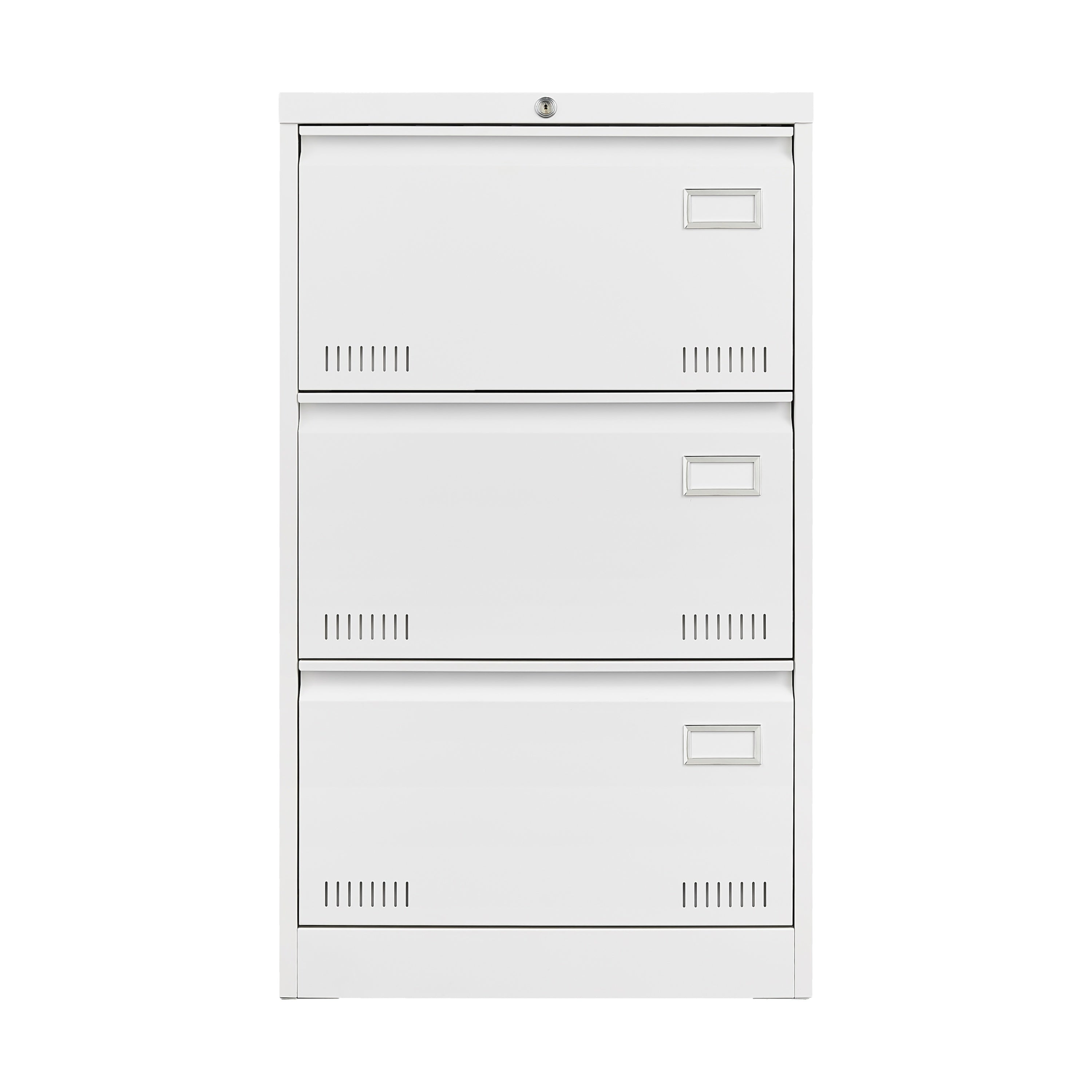 3-Drawer Metal Lateral File Cabinet with Lock