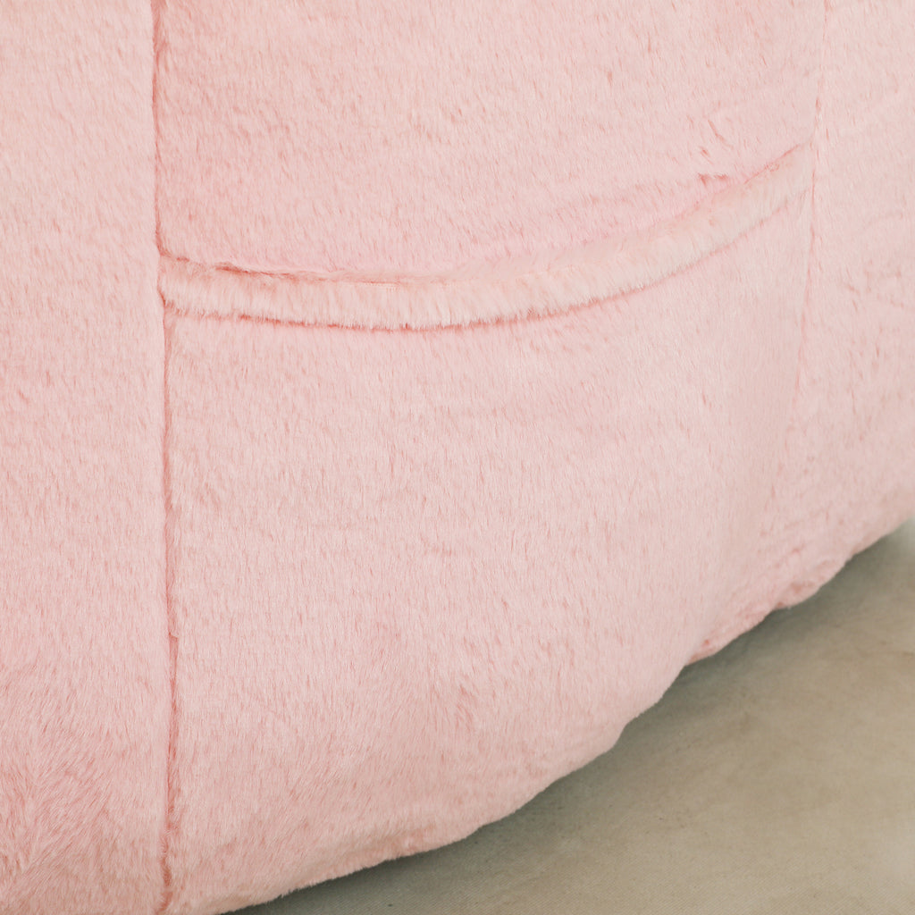 Bean bag lounger in bedroom setting