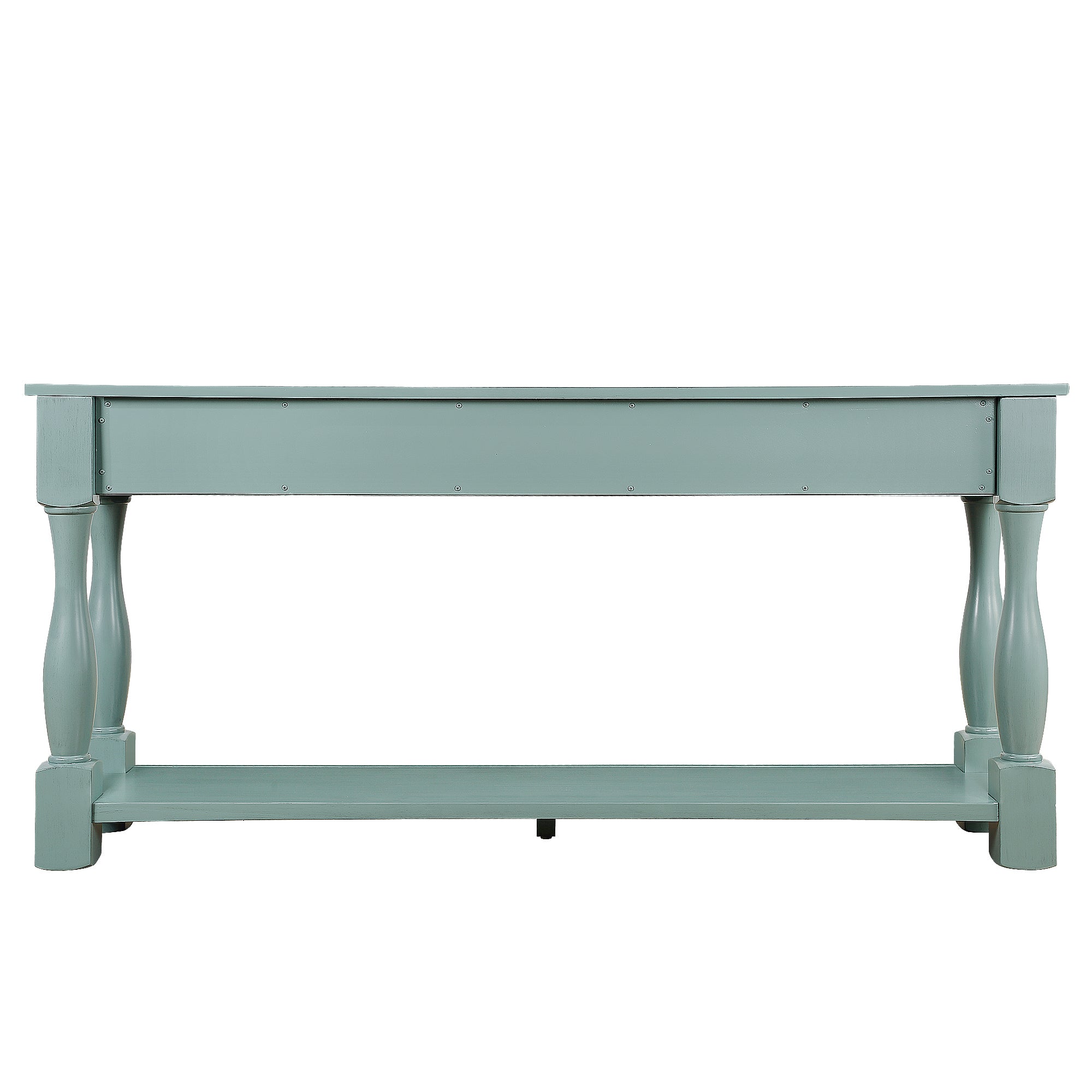 Entryway console table with storage drawers
