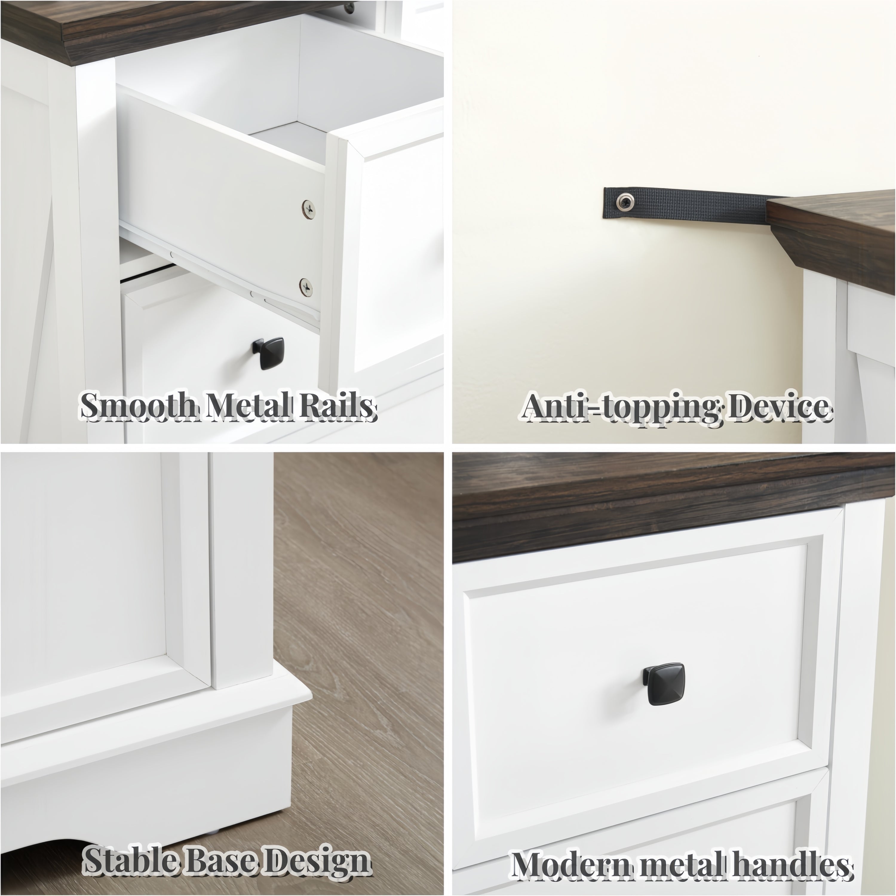 Tall chest of drawers black grain wood finish accent