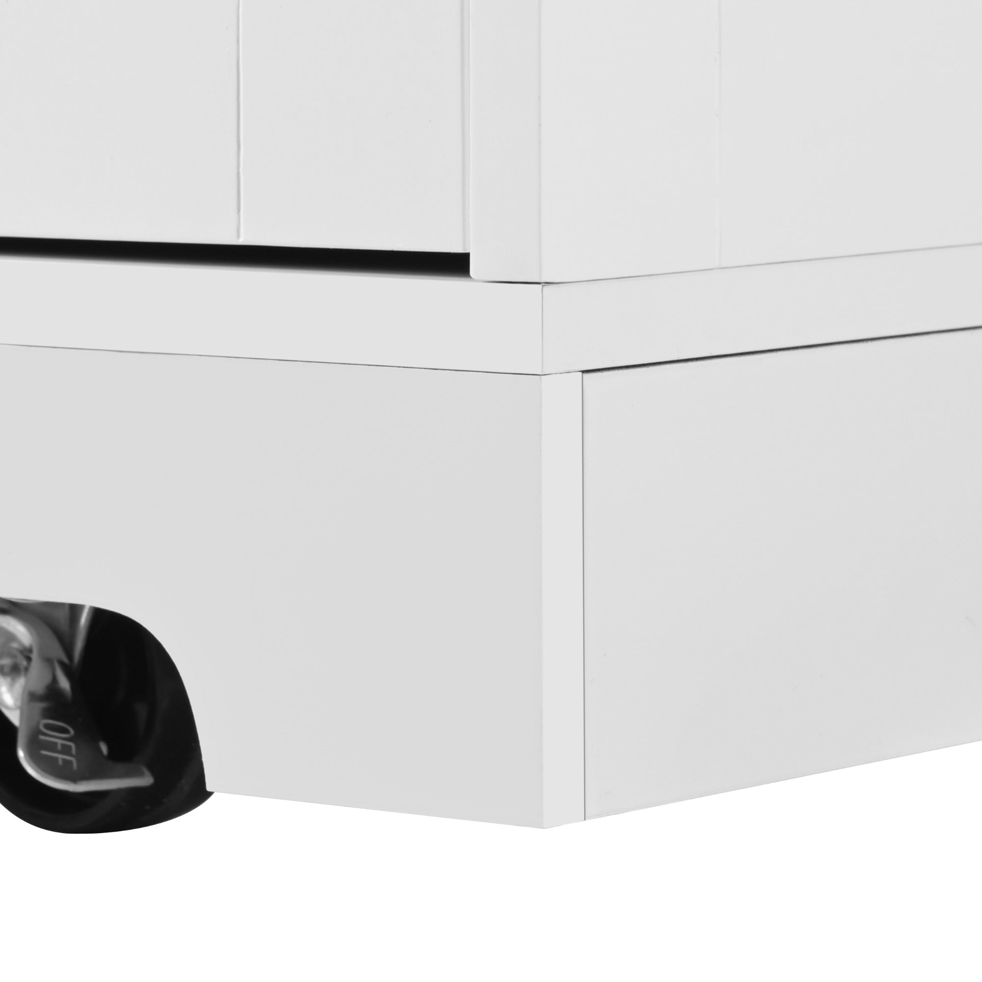 K&K 55.7'' Large Kitchen Island with 2 Drop Leaf,, Rolling Kitchen Cart on 5 Wheels with Power Outlet, Folding Storage Dining Table with Spice & Towel Rack , 3 Drawers, for Kitchen, Dining Room,Black