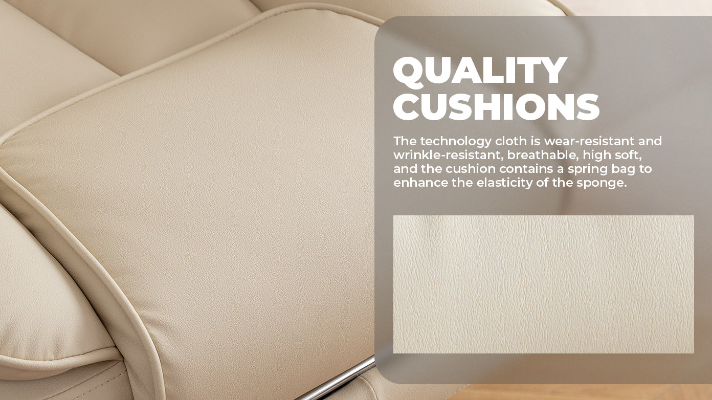 Executive leather office chair swivel base