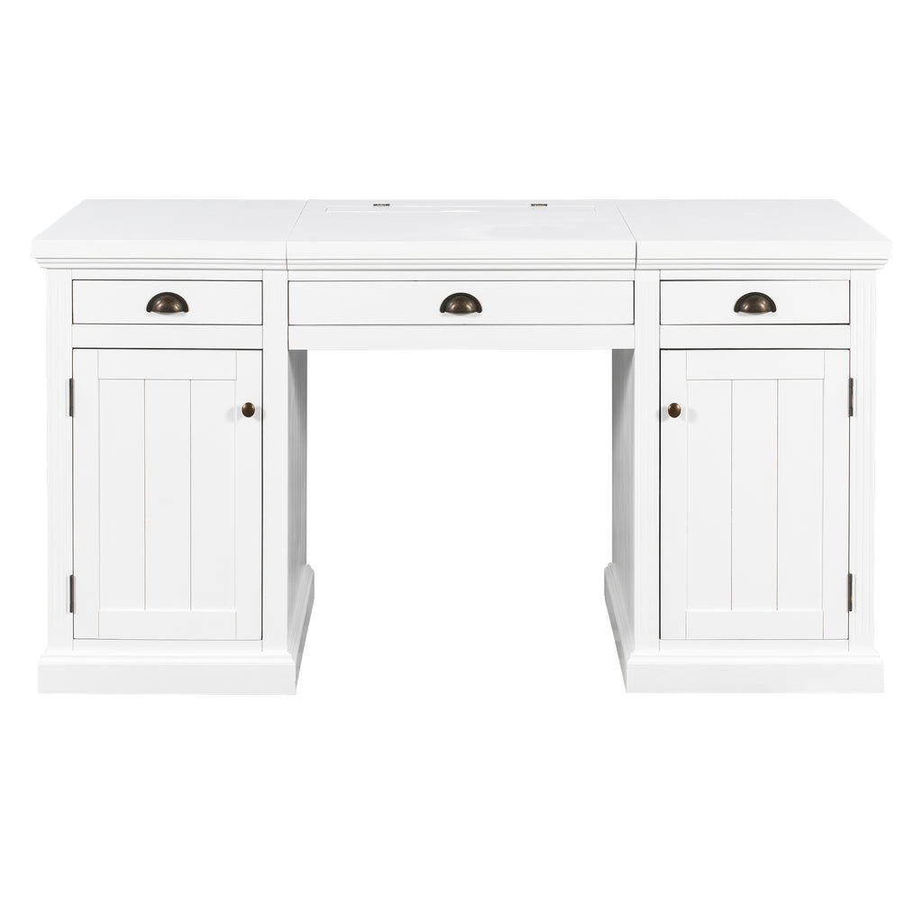 Wood cabinet interior storage for files and books