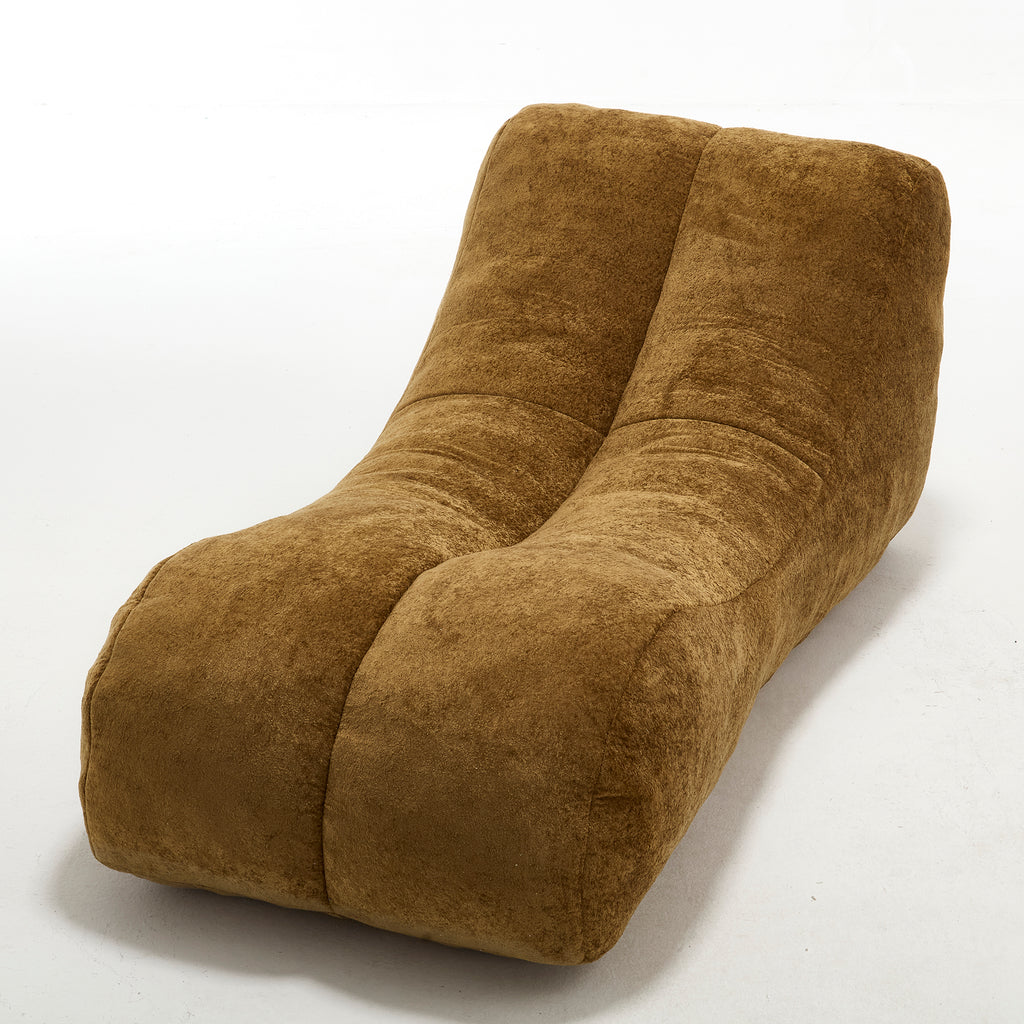 Soft foam bean bag seat cushion detail