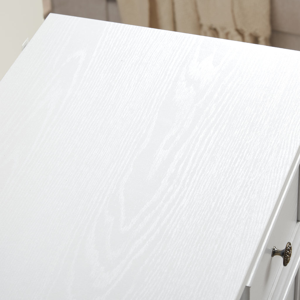 6-drawer MDF dresser top surface lamp display
