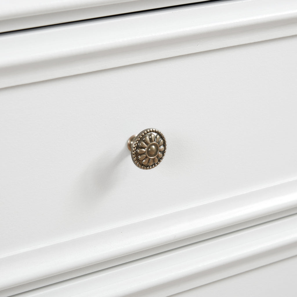 Modern dresser metal slide rails drawer mechanism