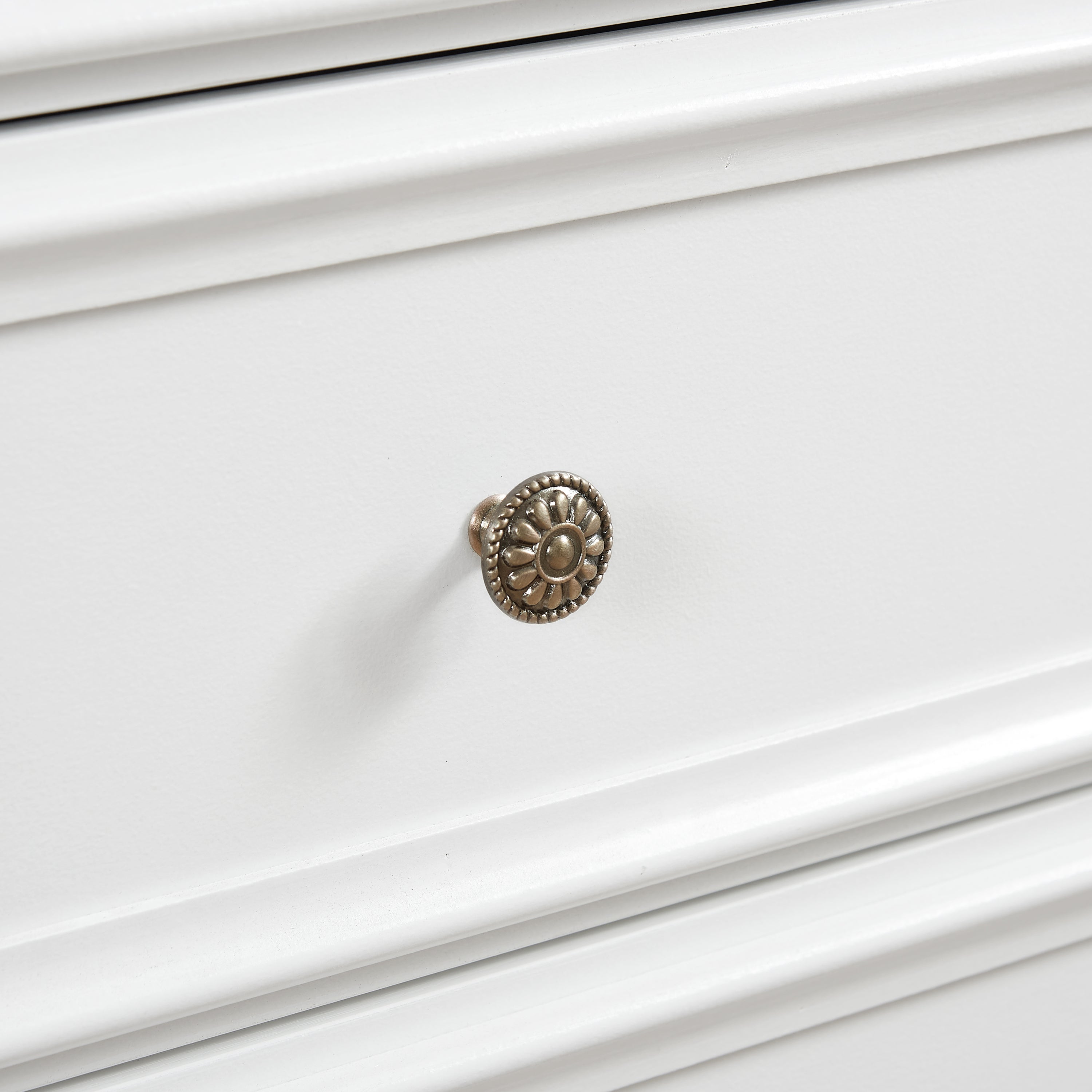 Modern dresser metal slide rails drawer mechanism