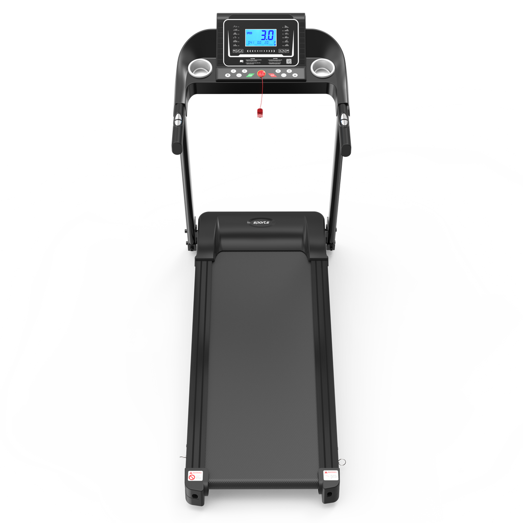 Electric treadmill Fitshow App phone tracking workout data