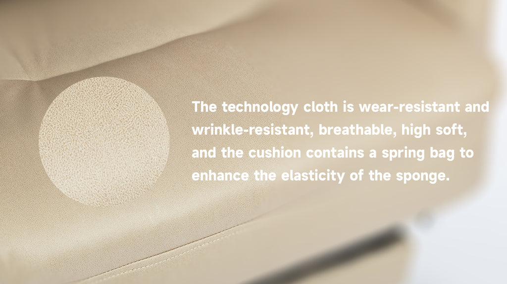 Ergonomic office chair reclining with hidden footrest extended